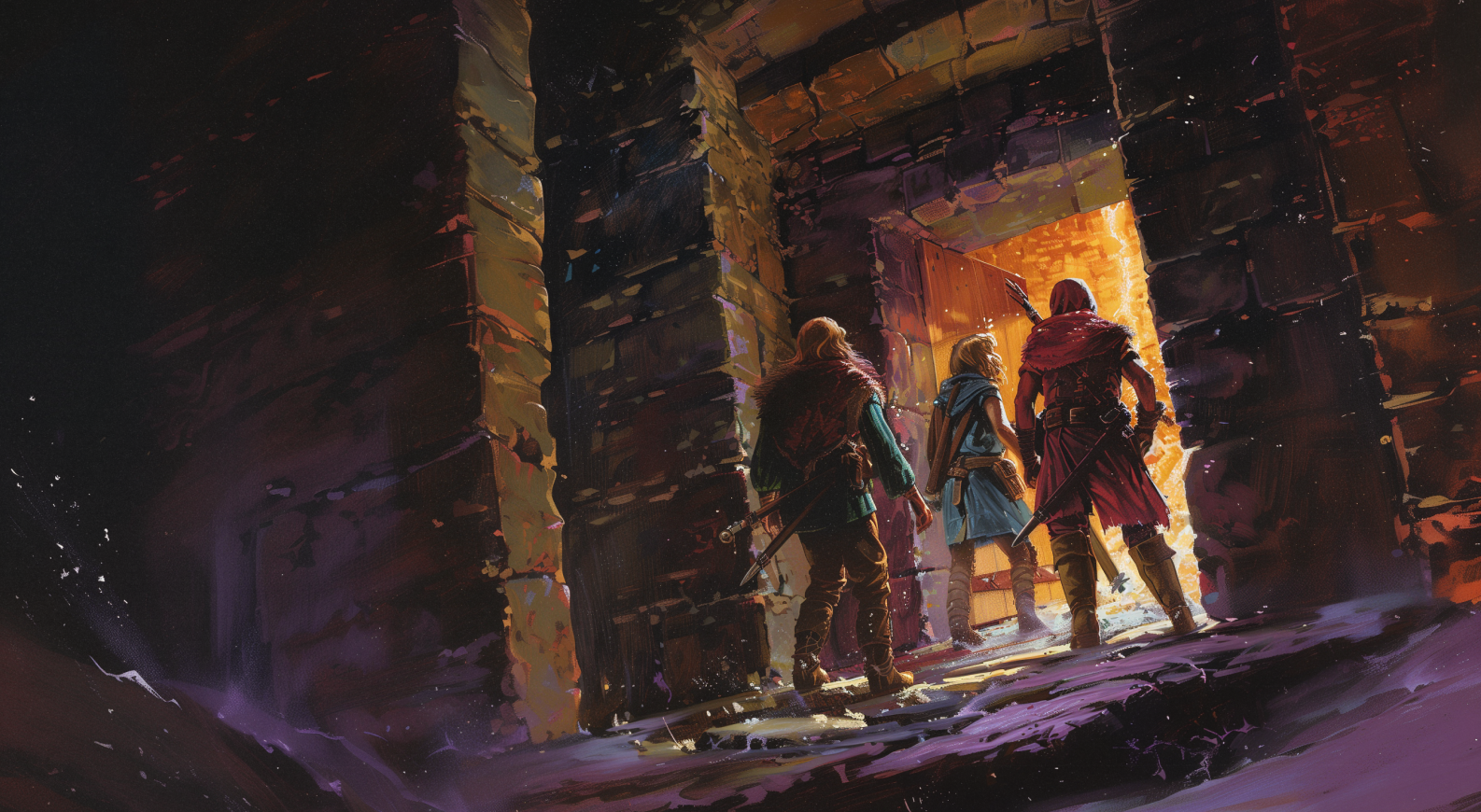 Ready to roll in the dungeons of RPG
