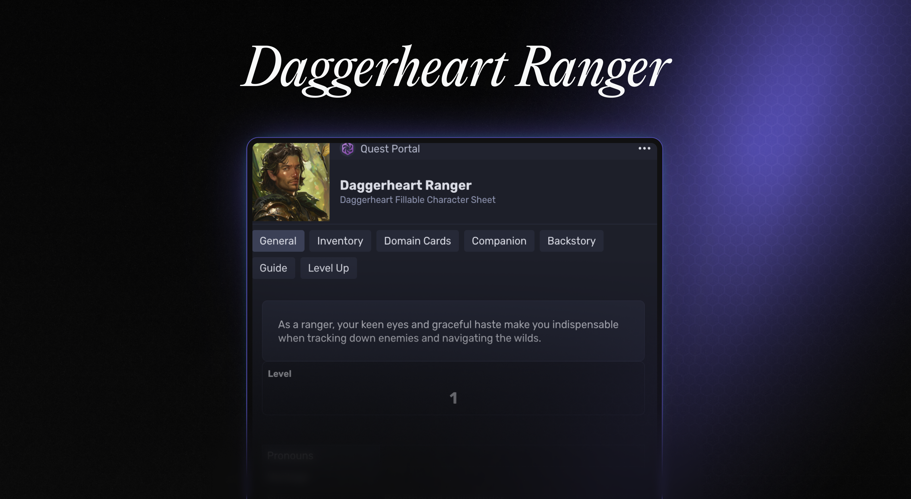 Playing a Ranger at the Table