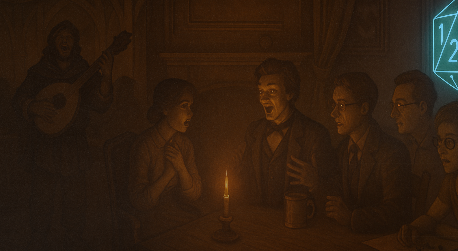 The Power of a Shared Narrative Background in Tabletop Games