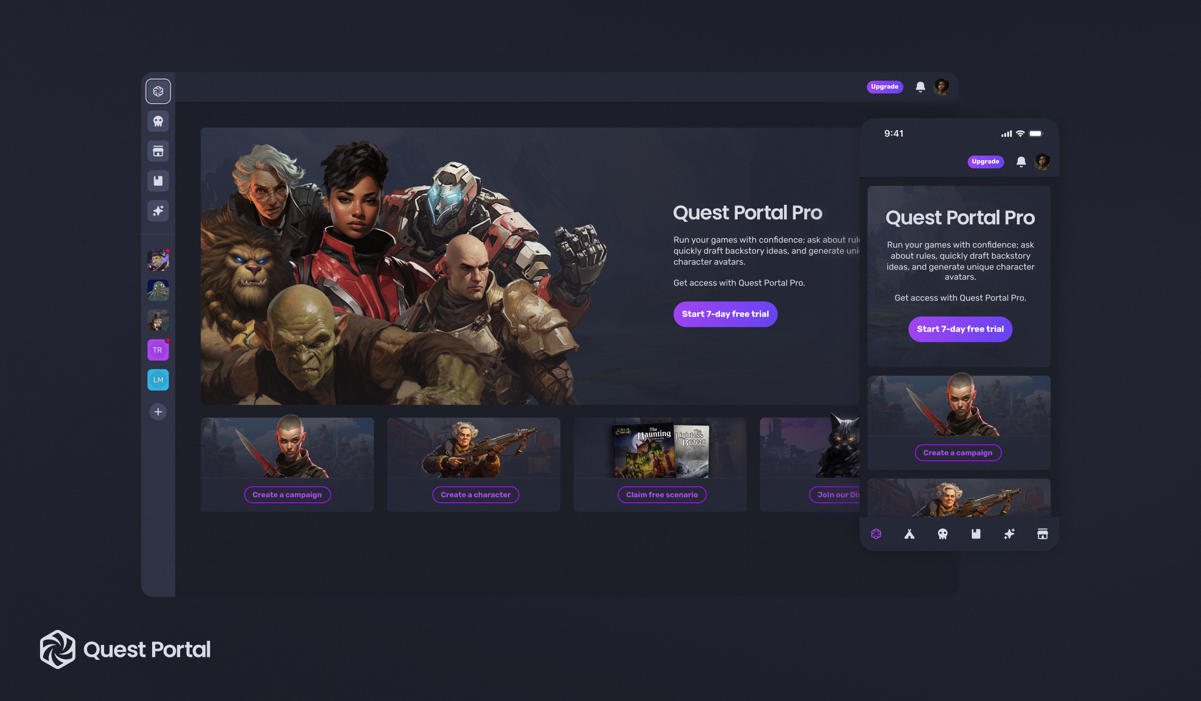 Responsive layout for your Quest Portal Library - Quest Portal VTT