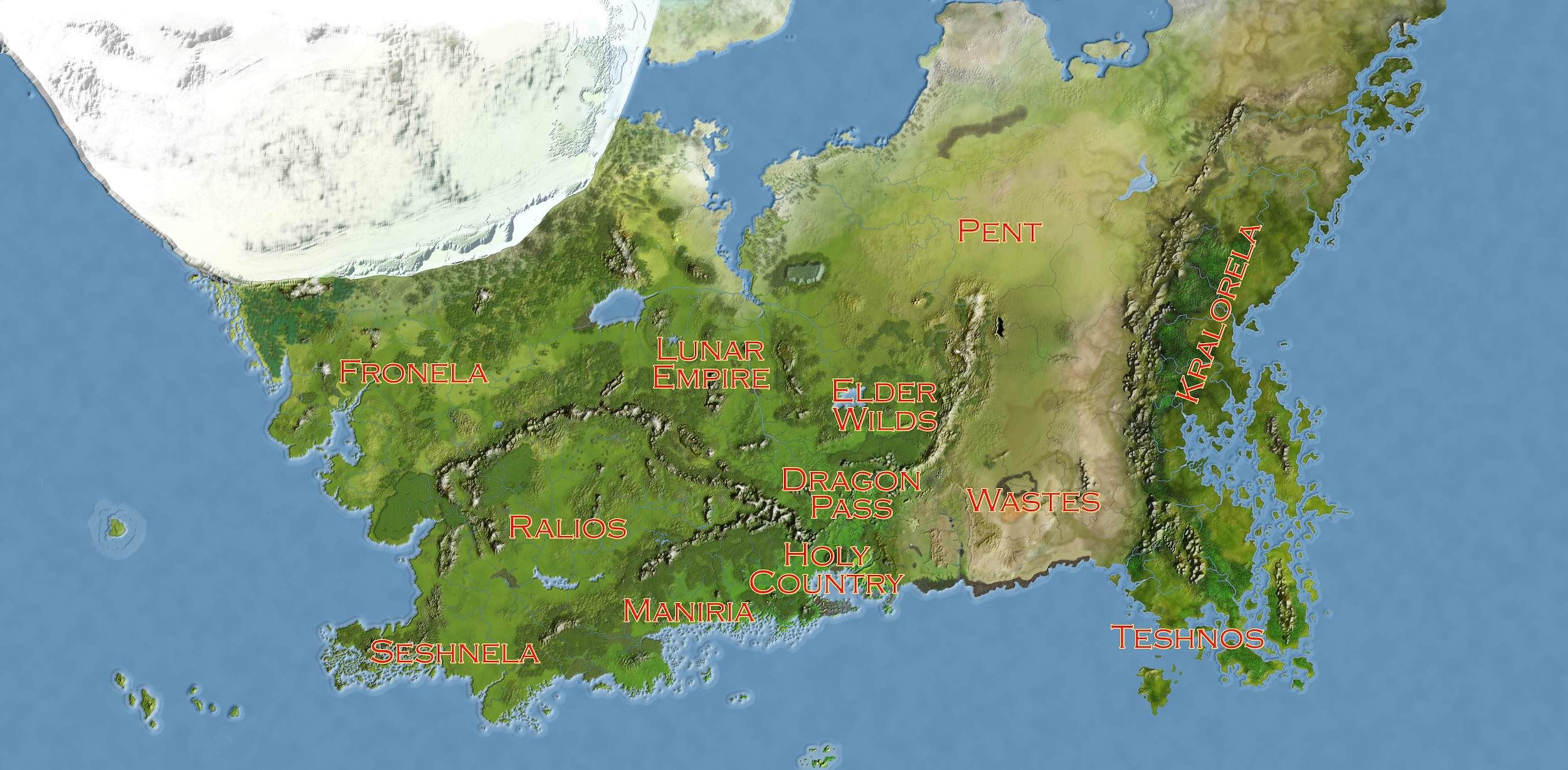 Map of Genertela