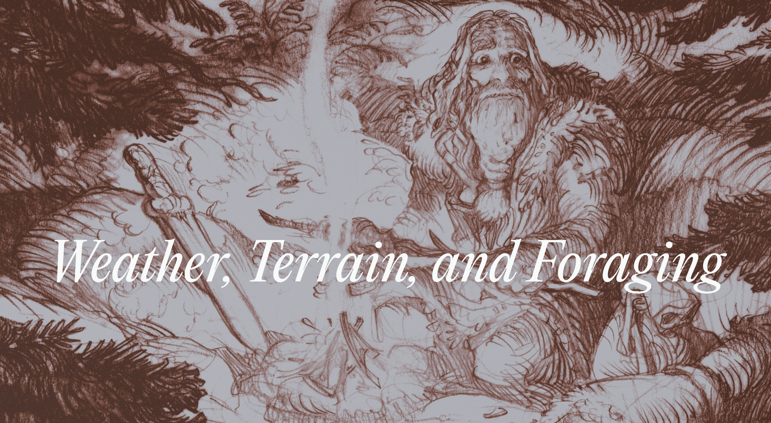 Weather, Terrain, and Foraging: Where the Book Comes Alive